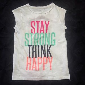 Carter's Girls Size 7 Cap-Sleeve T-Shirt